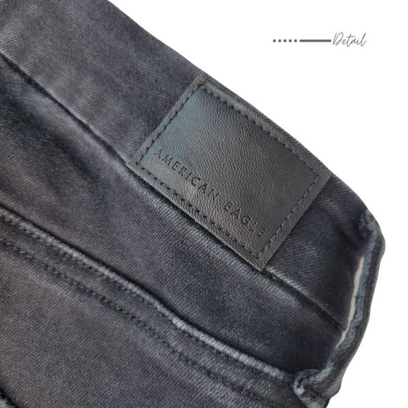 BLACK SUPER HIGH-RISE JEGGINGS - Picture 9 of 10